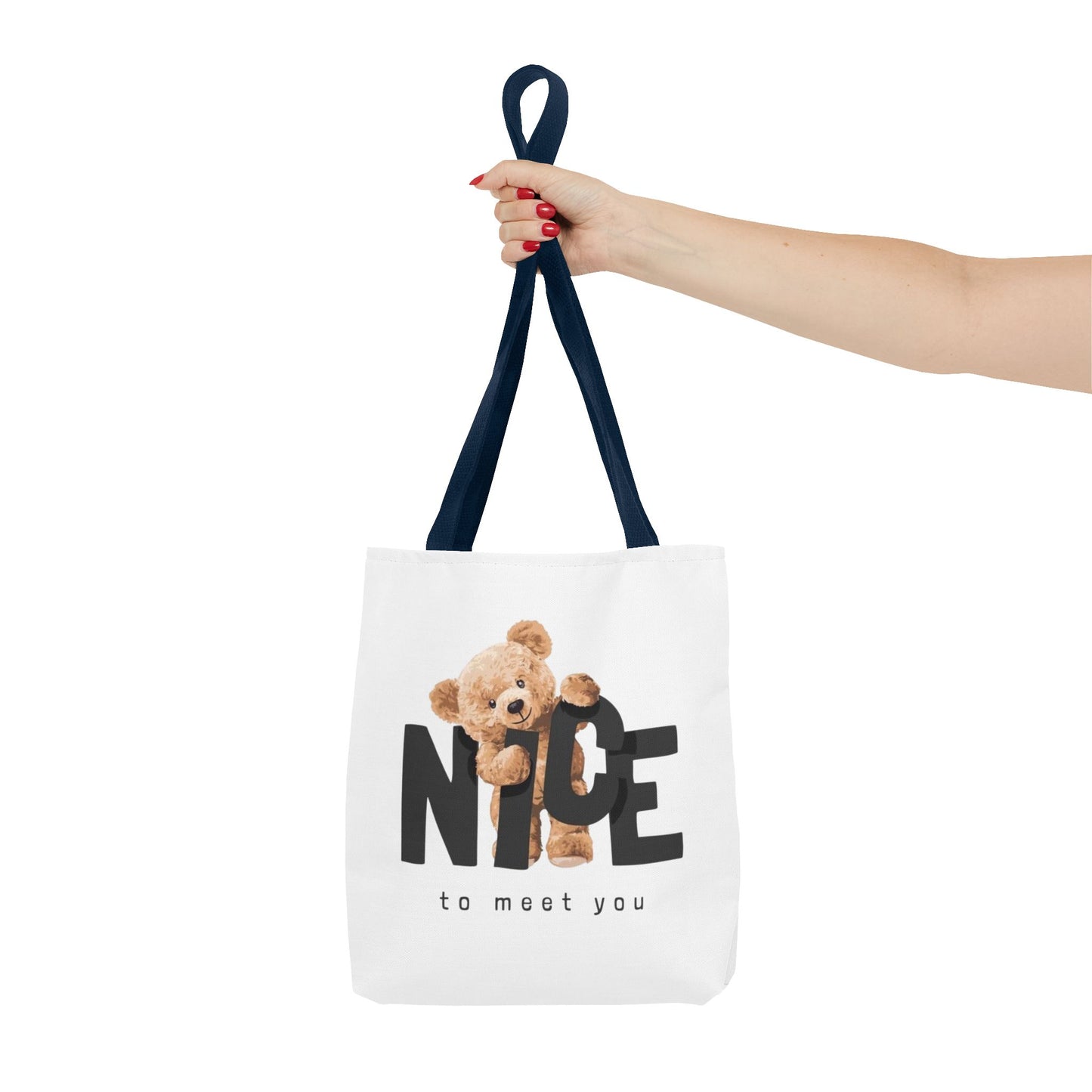 Teddy Bear Tote Bag - Cuddle Up Design