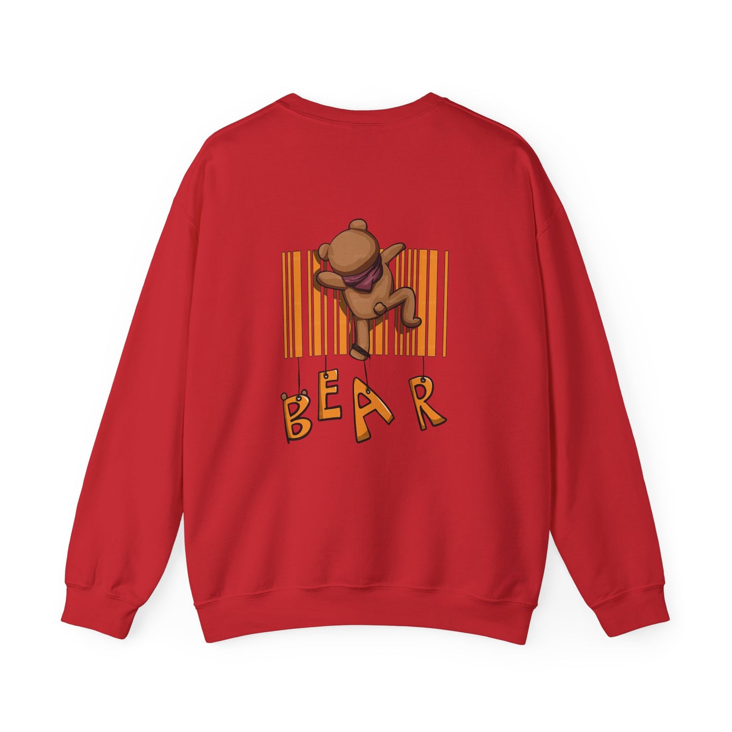 Cozy Teddy Bear Crewneck Sweatshirt - Cute & Comfy Pullover for Everyday Style