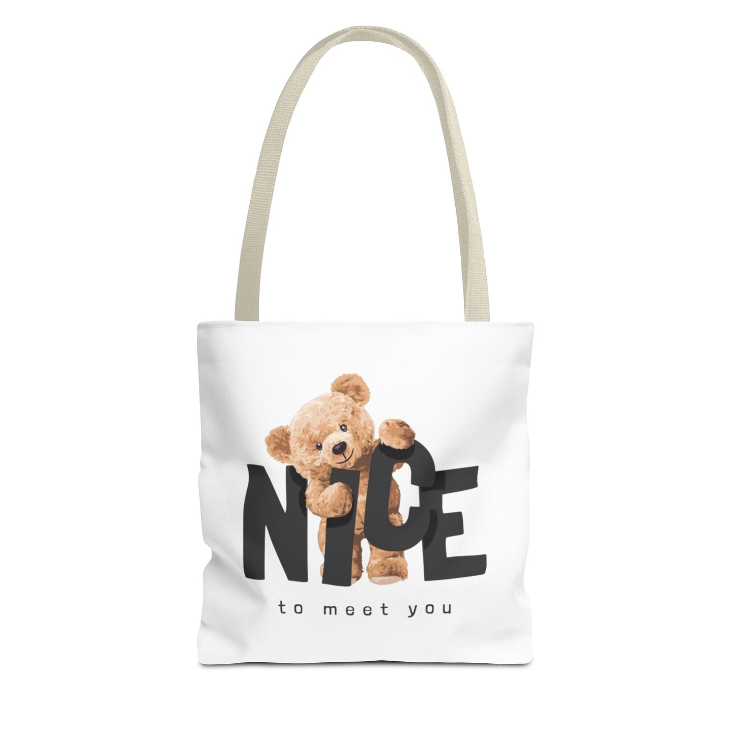 Teddy Bear Tote Bag - Cuddle Up Design