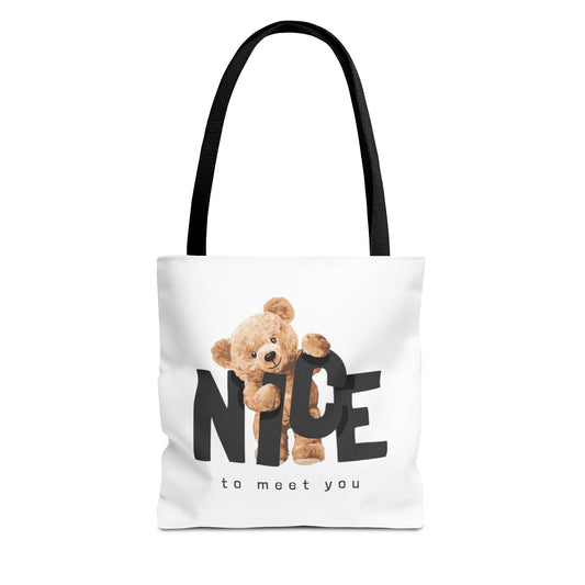 Teddy Bear Tote Bag - Cuddle Up Design