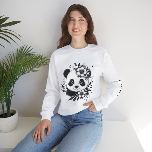 Panda Crewneck Sweatshirt - Cozy Style for Animal Lovers