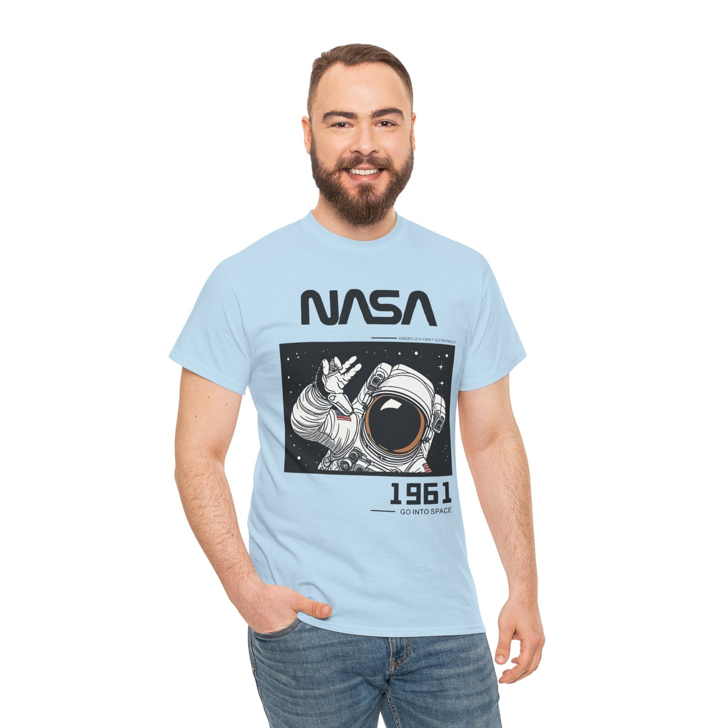 NASA-Themed T-Shirt | Astronaut Space Exploration Tee for Galaxy Lovers