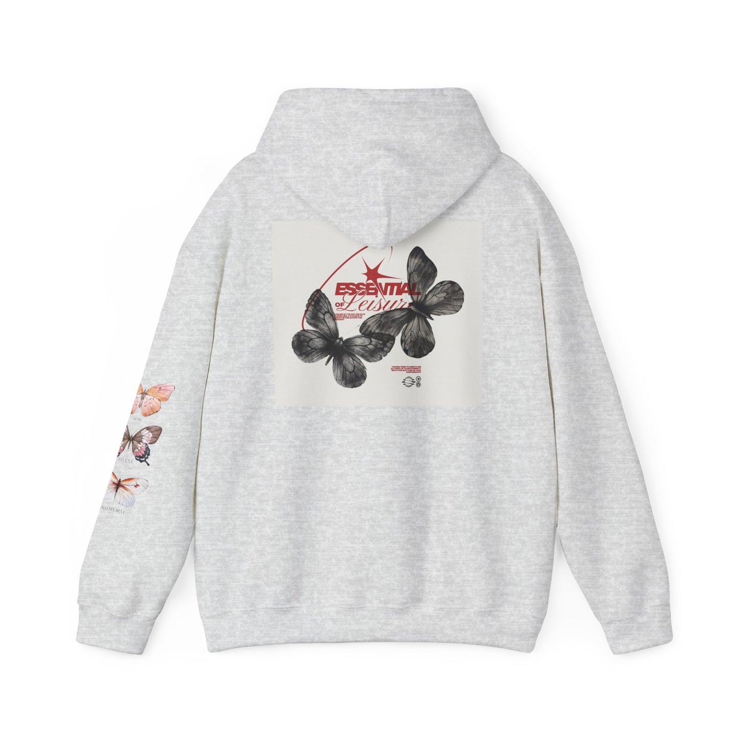 Butterfly Hoodie - Nature-Themed Unisex Sweatshirt