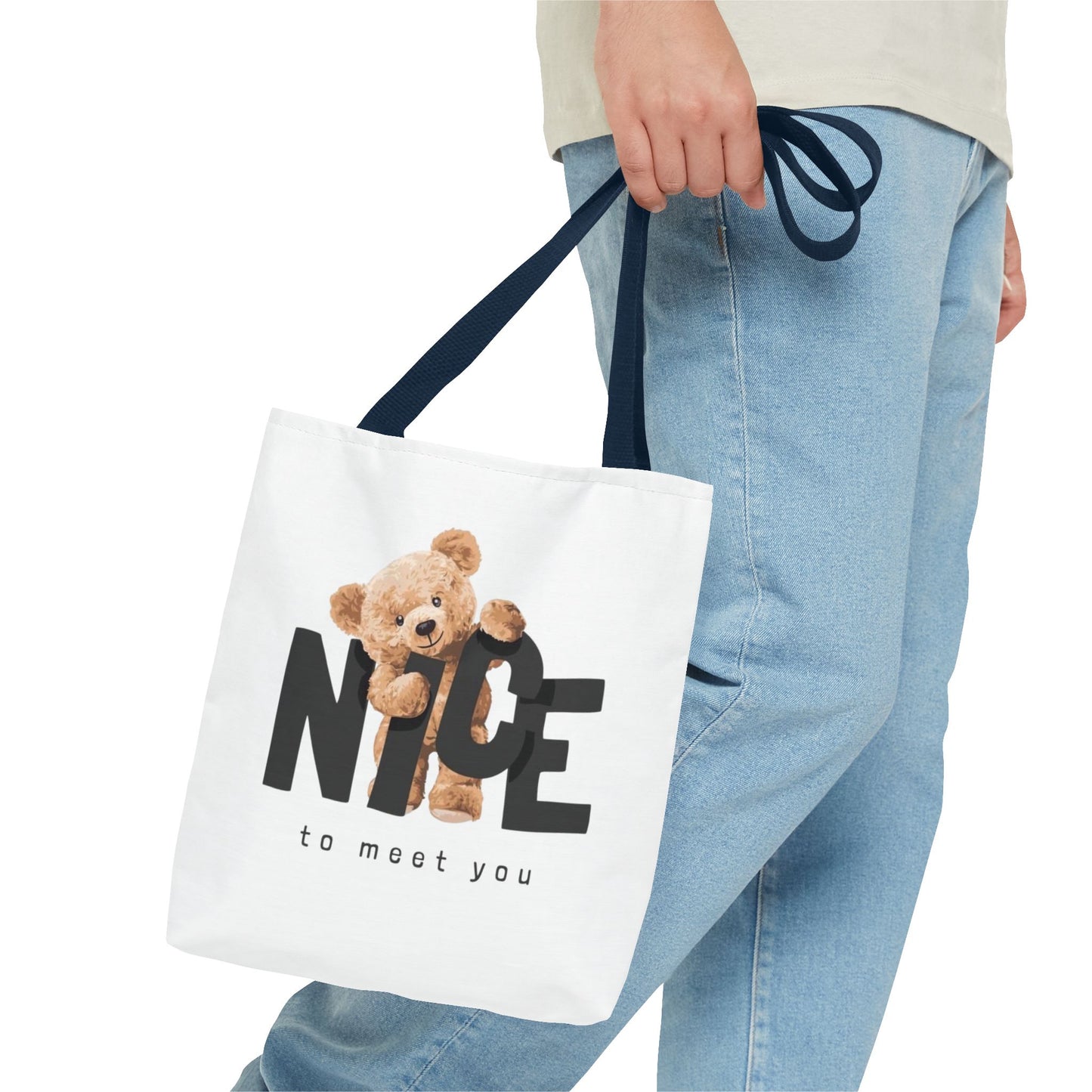 Teddy Bear Tote Bag - Cuddle Up Design