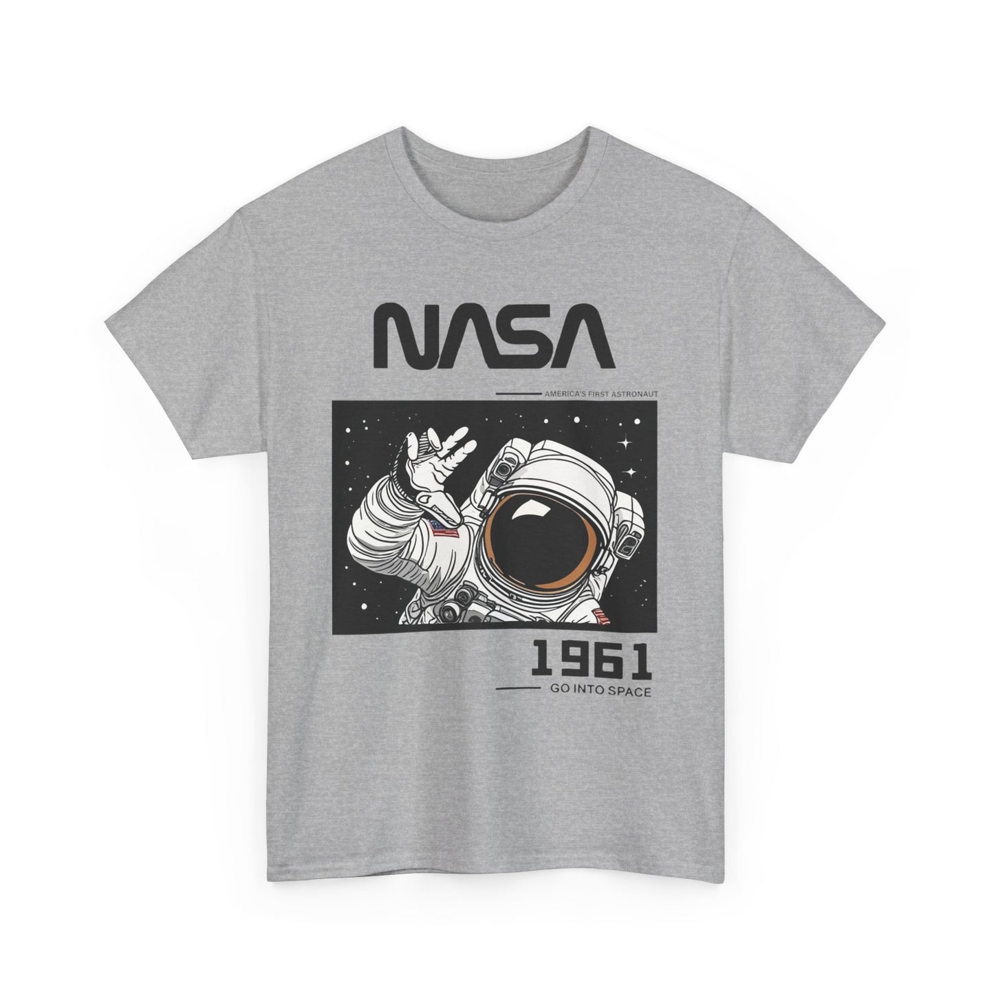 NASA-Themed T-Shirt | Astronaut Space Exploration Tee for Galaxy Lovers