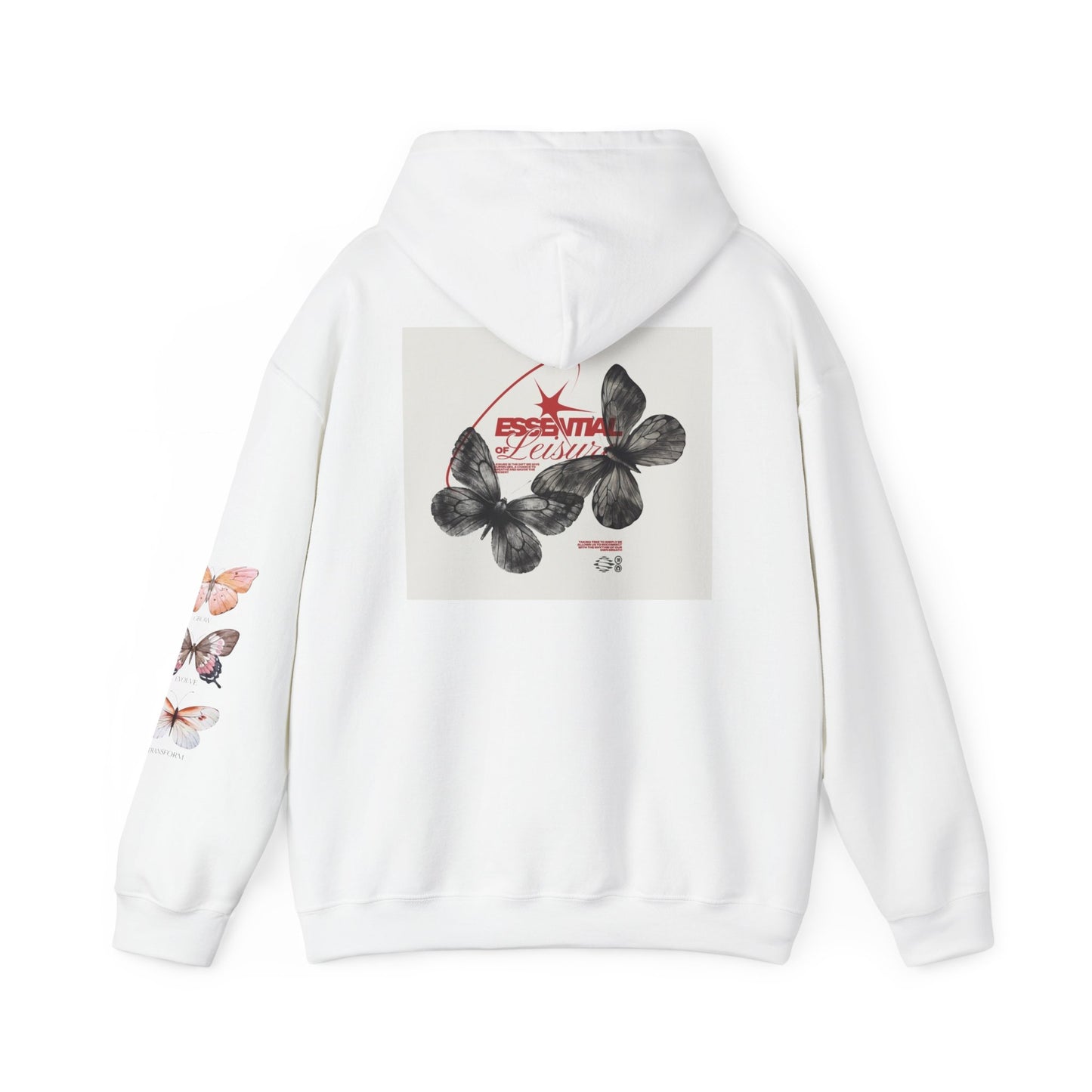 Butterfly Hoodie - Nature-Themed Unisex Sweatshirt