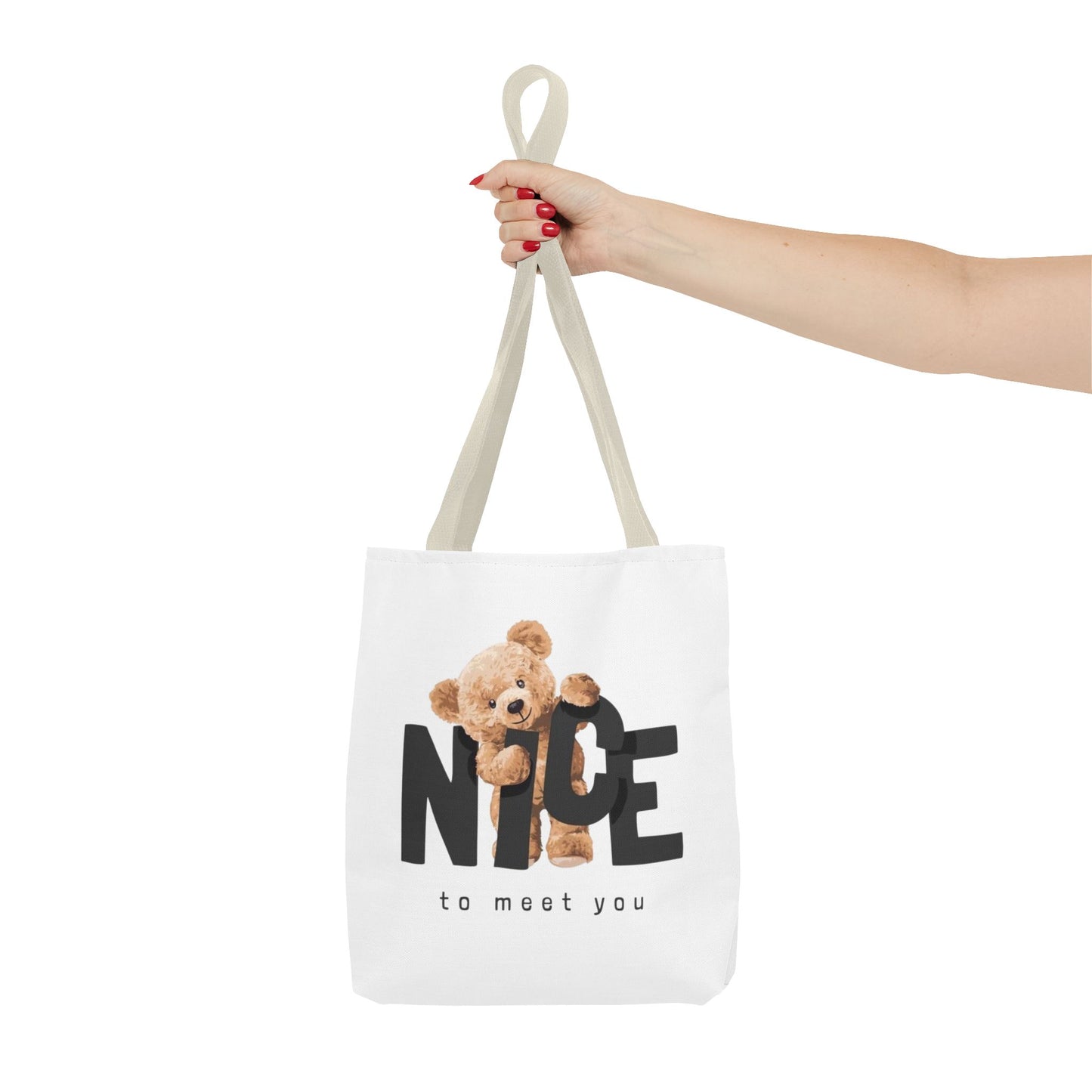 Teddy Bear Tote Bag - Cuddle Up Design