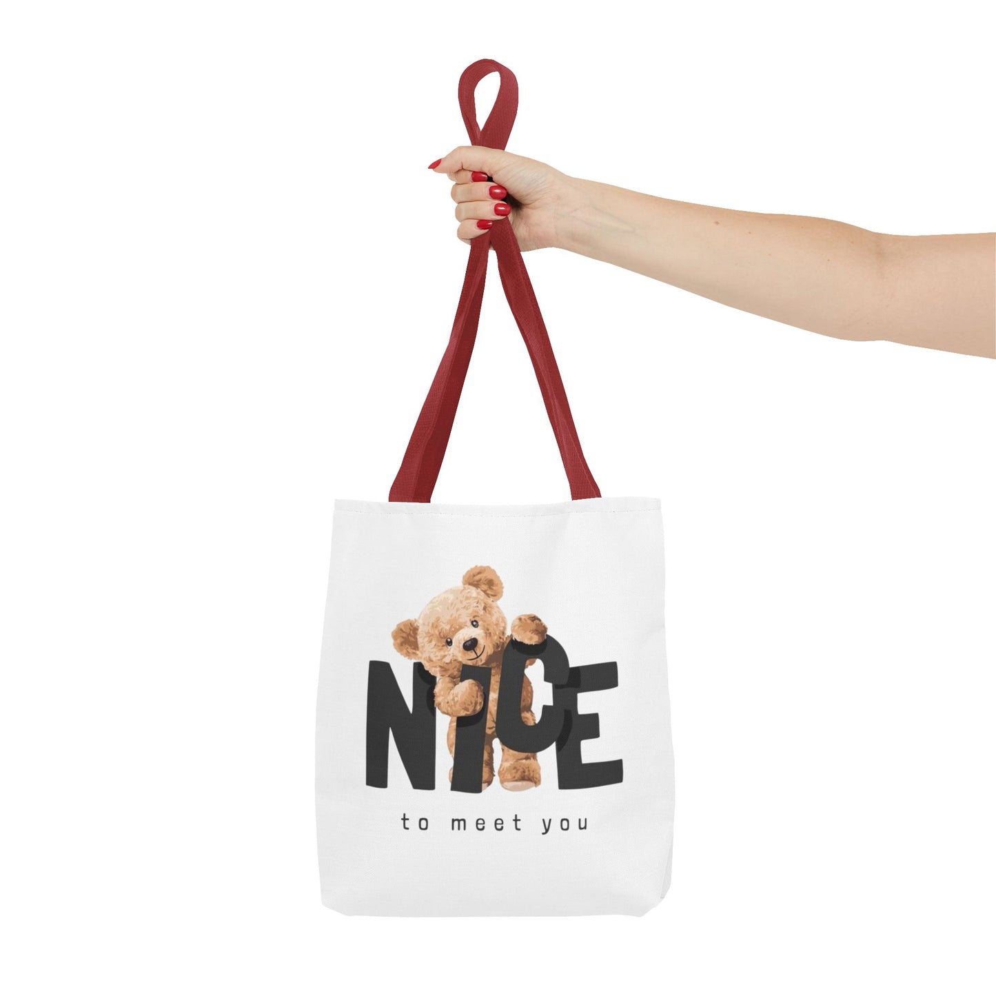 Teddy Bear Tote Bag - Cuddle Up Design