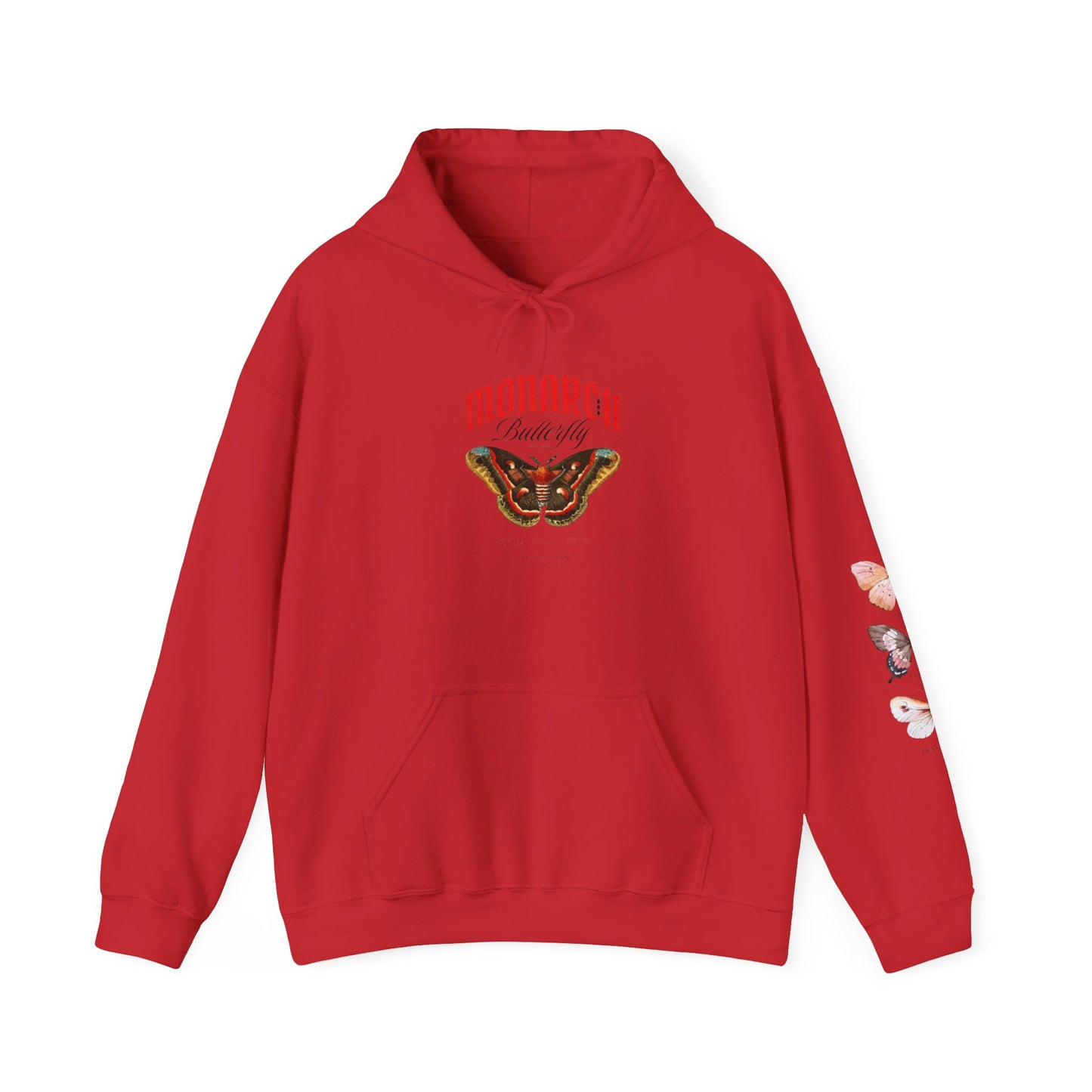 Butterfly Hoodie - Nature-Themed Unisex Sweatshirt