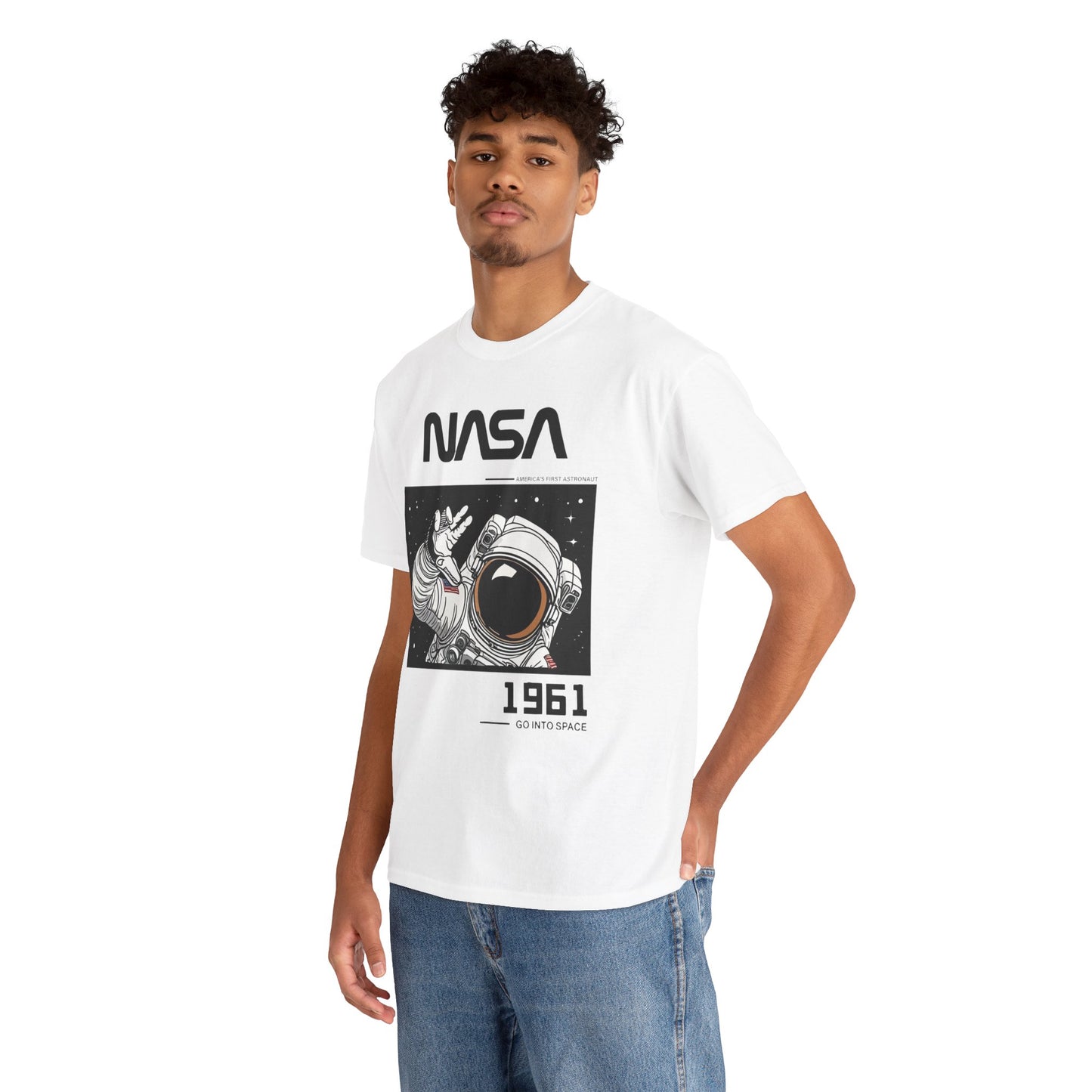 NASA-Themed T-Shirt | Astronaut Space Exploration Tee for Galaxy Lovers