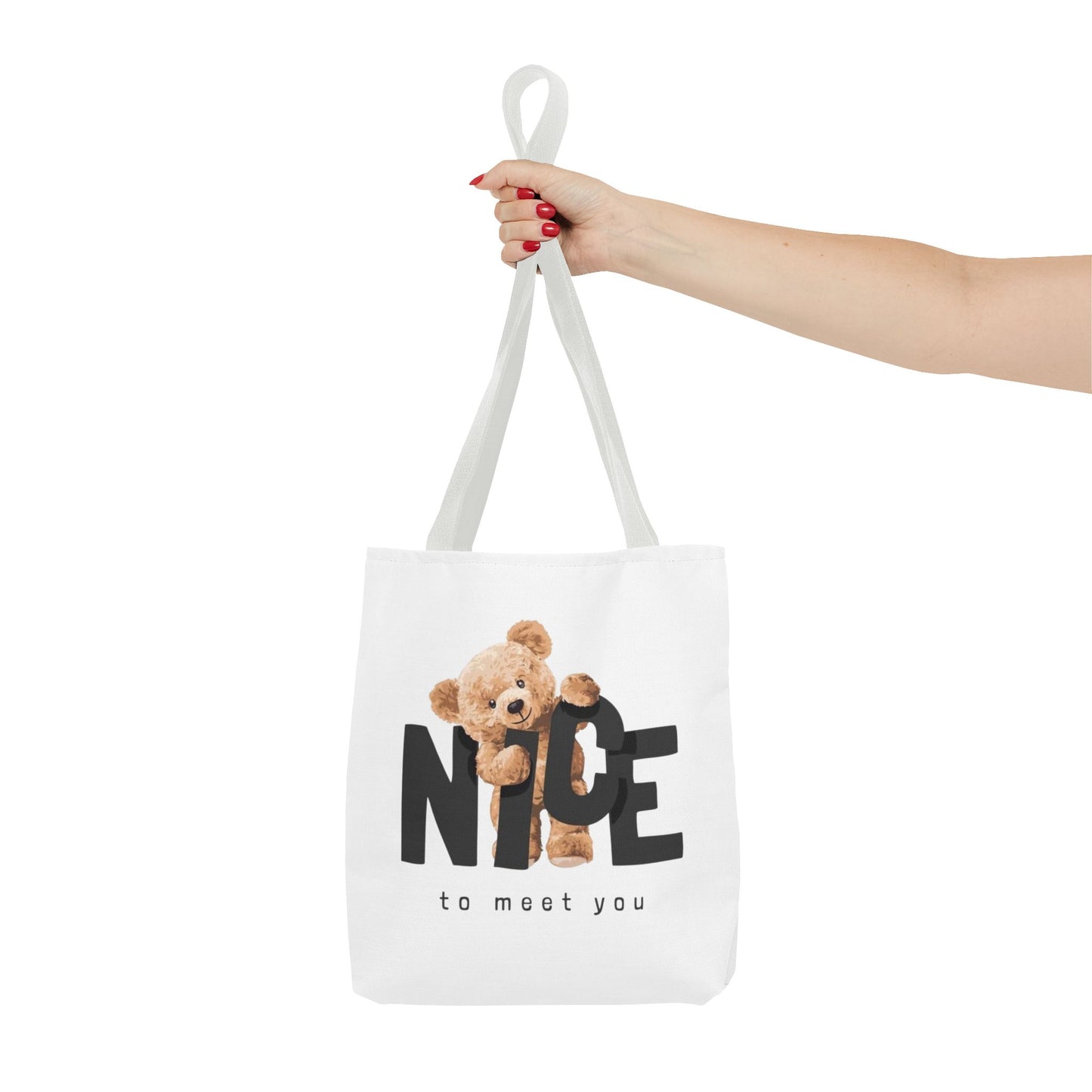 Teddy Bear Tote Bag - Cuddle Up Design