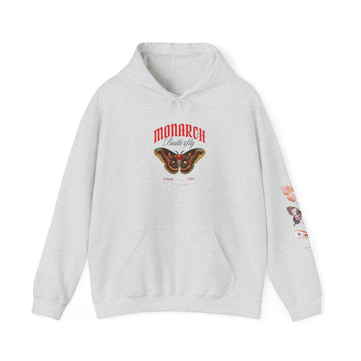 Butterfly Hoodie - Nature-Themed Unisex Sweatshirt