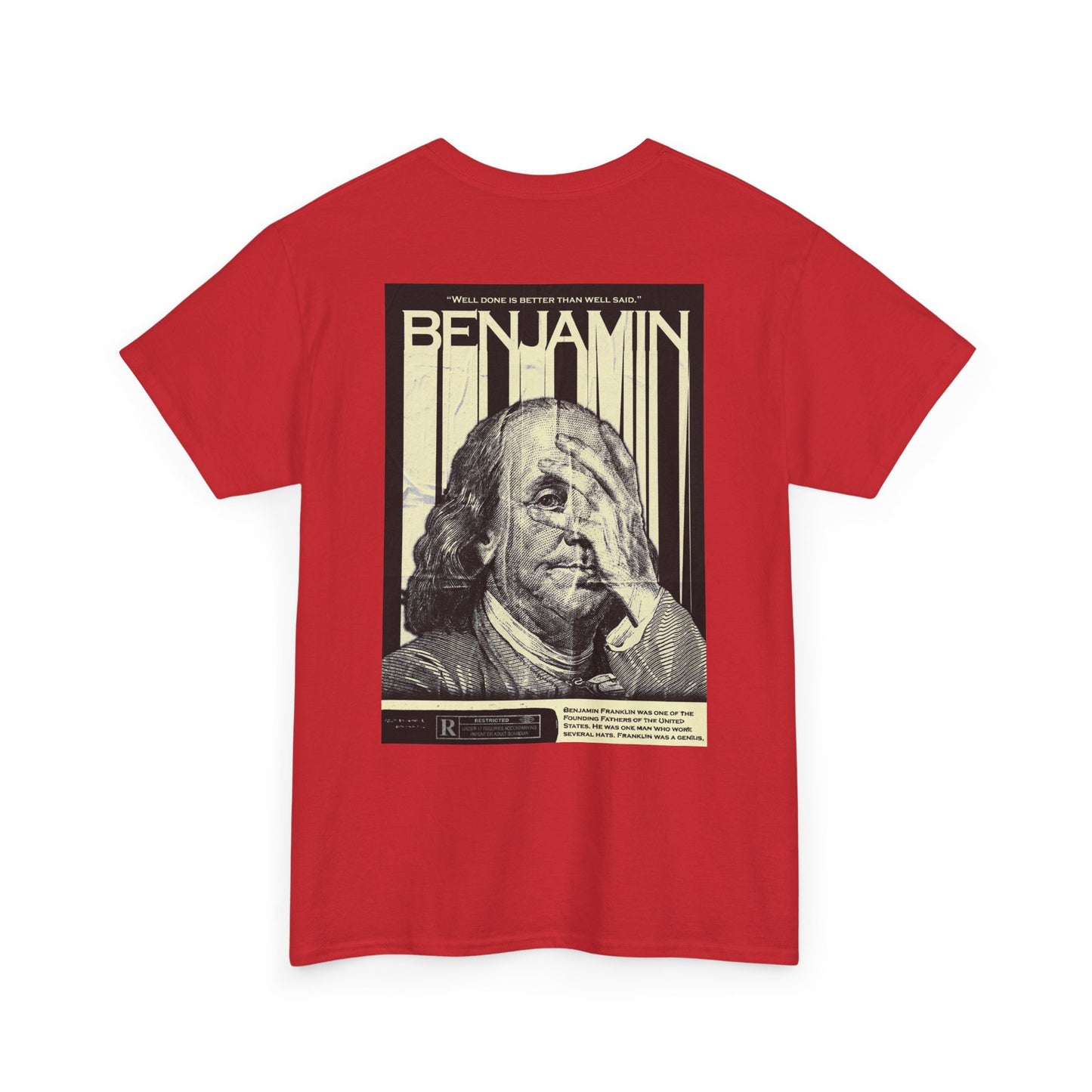 Cotton Tee Foundation Shirt. Benjamin Themed